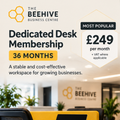 Dedicated Desk Space - 36 Month Membership